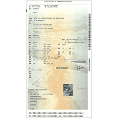 Immatriculation définitive